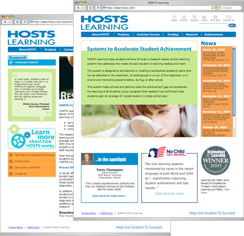 HOSTS Learning Website
